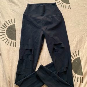 Alo High Waisted Ripped Warrior legging